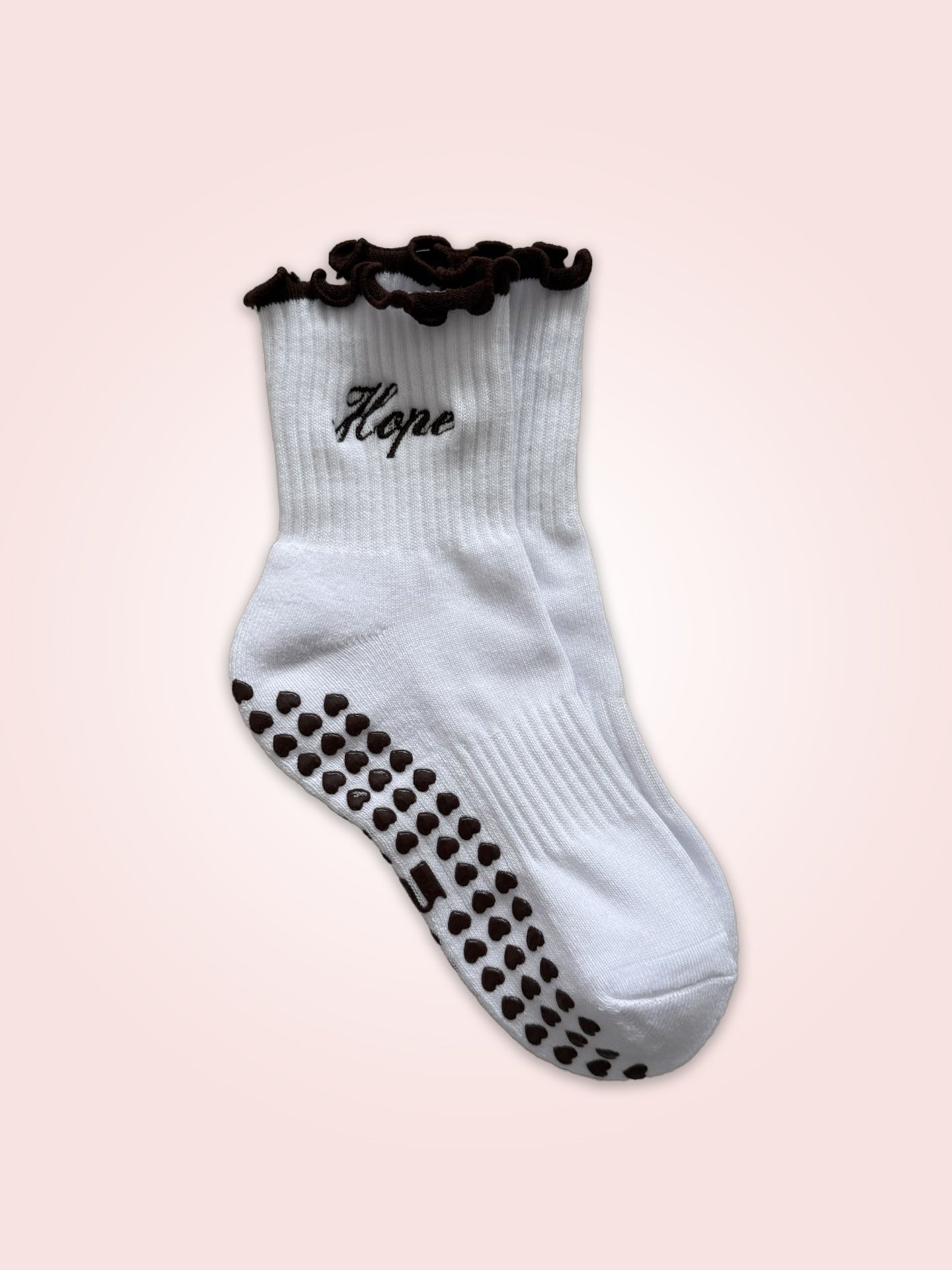Espresso Personalised Grip Sock